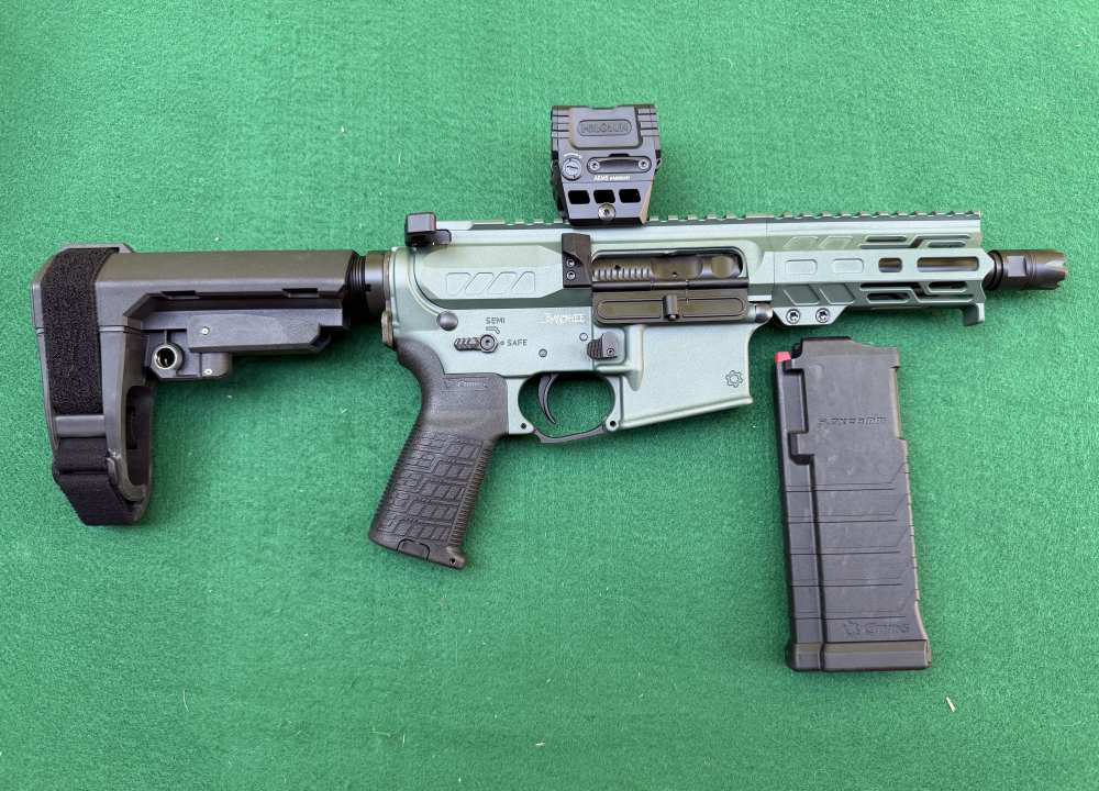 CMMG Banshee Mk4 5.7x28mm 5" Barrel Charcoal Green Holosun AEMS-img-0