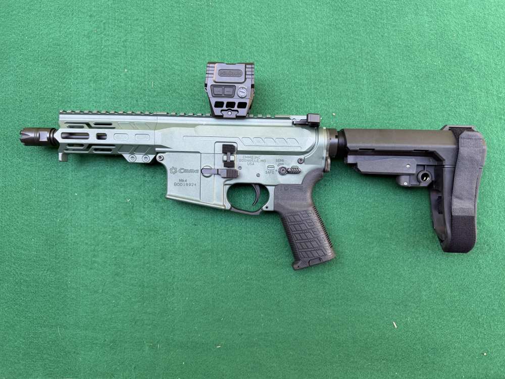 CMMG Banshee Mk4 5.7x28mm 5" Barrel Charcoal Green Holosun AEMS-img-3