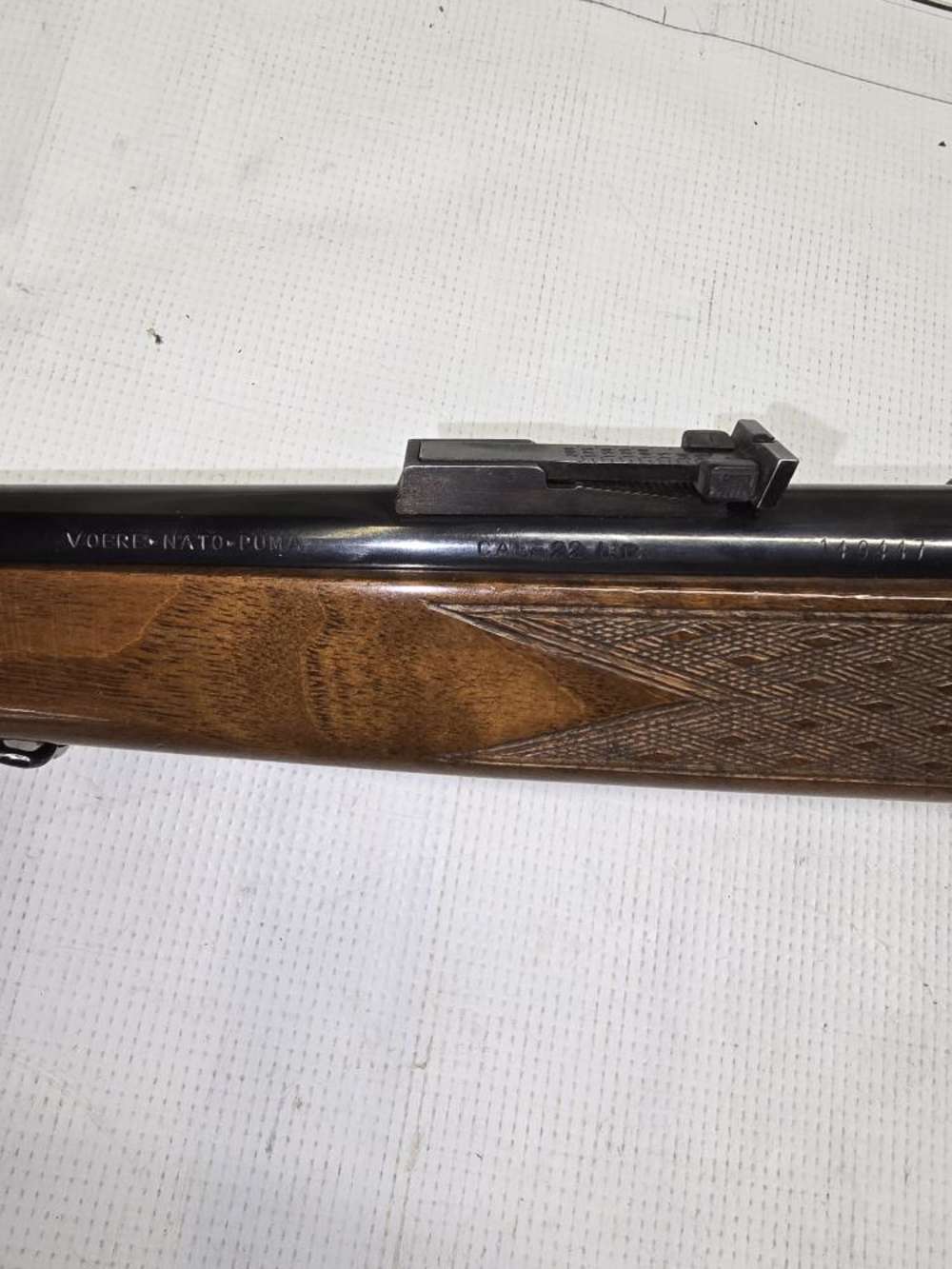 Voere Nato Puma 22Lr Semi Auto Rifle w/ Wood Stock, Iron Sights-img-4