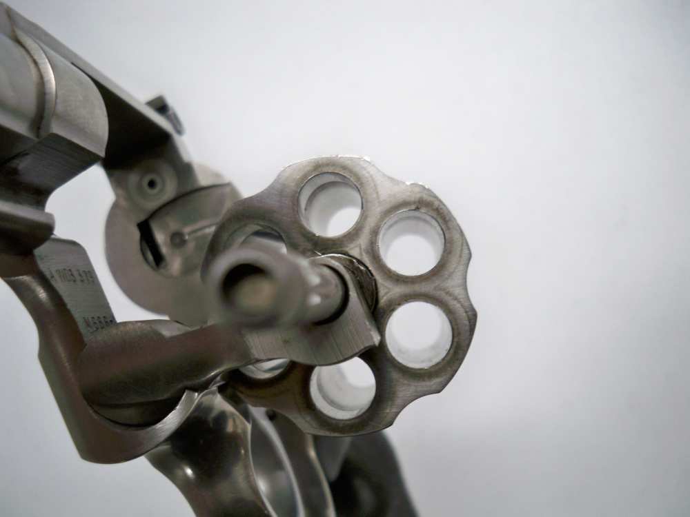 Smith & Wesson 686-1 6" Barrel  Stainless Steel  Very Nice Revolver!-img-25