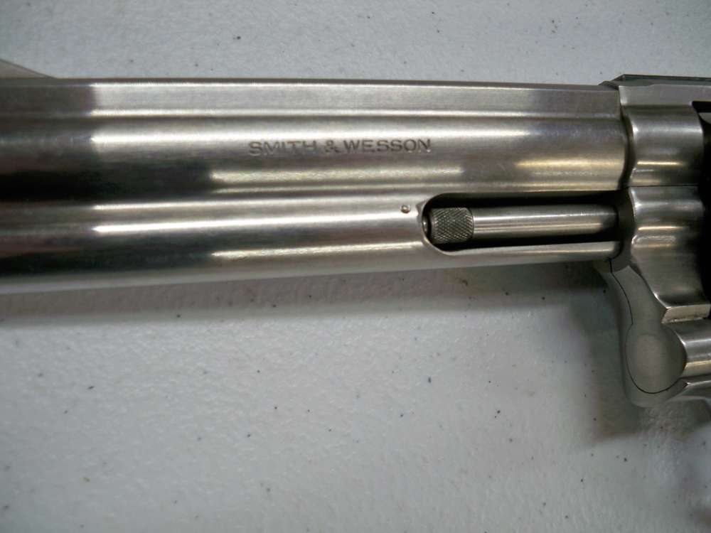 Smith & Wesson 686-1 6" Barrel  Stainless Steel  Very Nice Revolver!-img-7