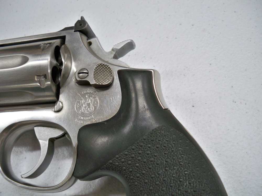 Smith & Wesson 686-1 6" Barrel  Stainless Steel  Very Nice Revolver!-img-4