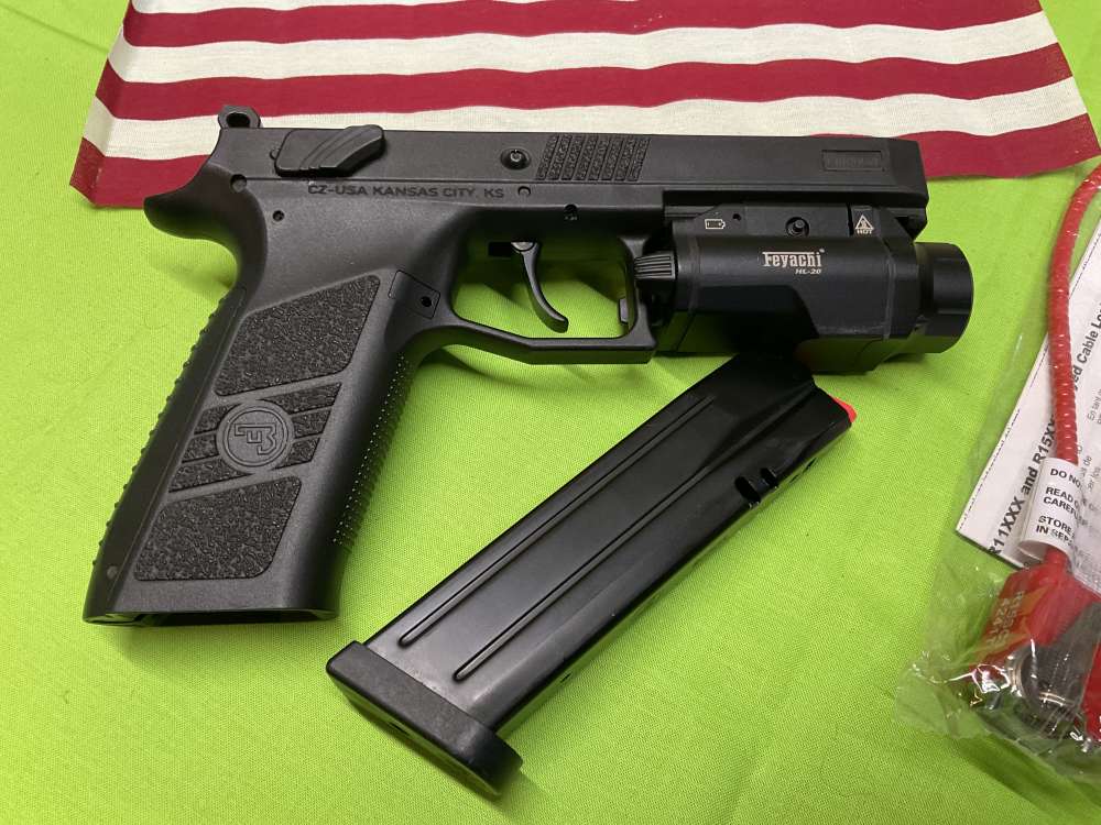 CZ P09 Complete Lower Receiver Frame with 1500 Lumen Pistol Light - New-img-2