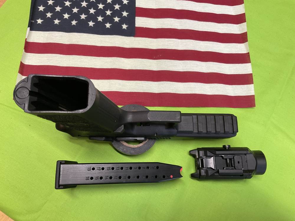 CZ P09 Complete Lower Receiver Frame with 1500 Lumen Pistol Light - New-img-8