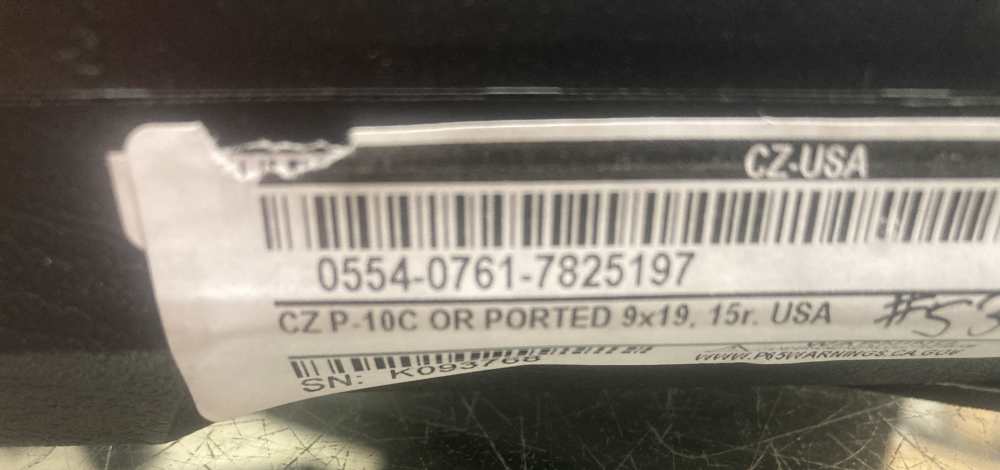 CZ P-10 C OR Ported # 91578 9mm optic ready New(no card fees added)-img-4