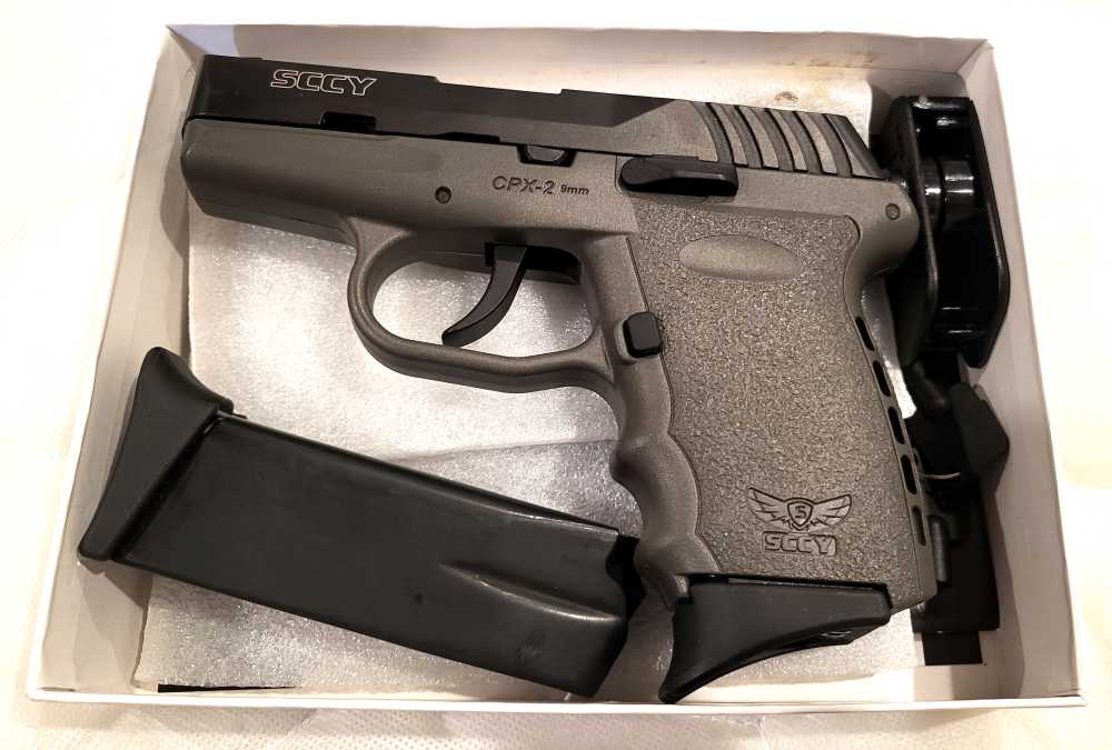 SCCY CPX-2 9mm pistol 3" barrel w/box-img-2