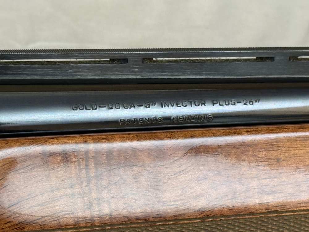 1999 Browning Gold 20ga 26" Vent Rib + Invector Plus Choked + 3" Chamber-img-6