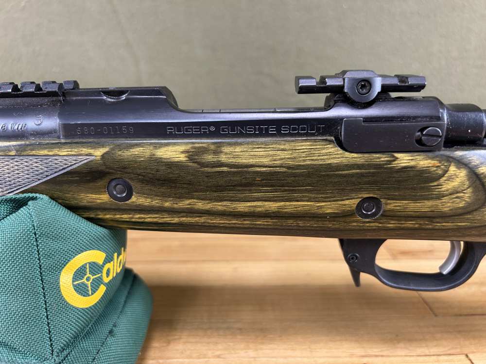Ruger Gunsite Scout .308 WIN Bolt Action Rifle 16.5" Barrel Used Wood Stock-img-7