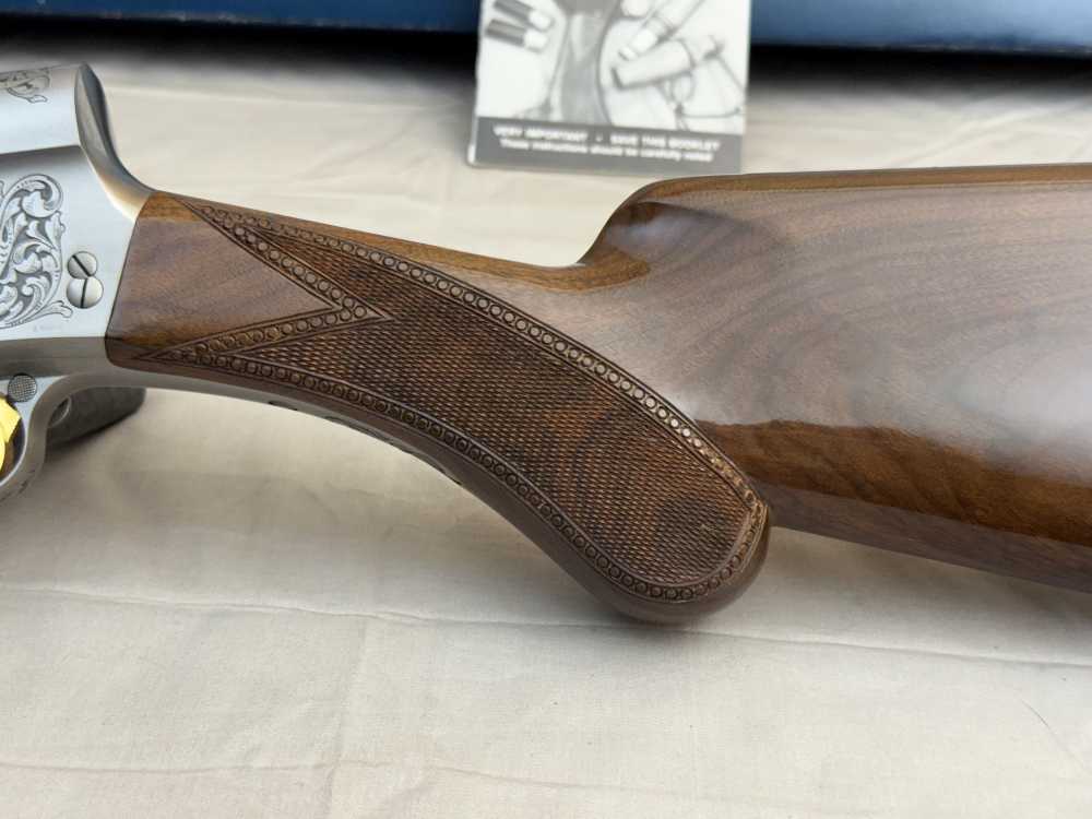 LNIB Belgian Browning Classic A5 12ga Factory Engraved Signed by A. Marcisz-img-5