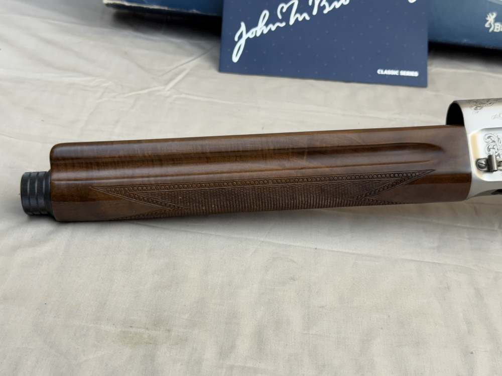 LNIB Belgian Browning Classic A5 12ga Factory Engraved Signed by A. Marcisz-img-6