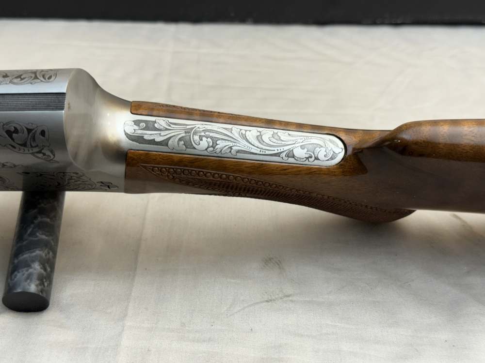 Exc Belgian Browning Classic A5 12ga Factory Engraved Signed by C. Perfido-img-8