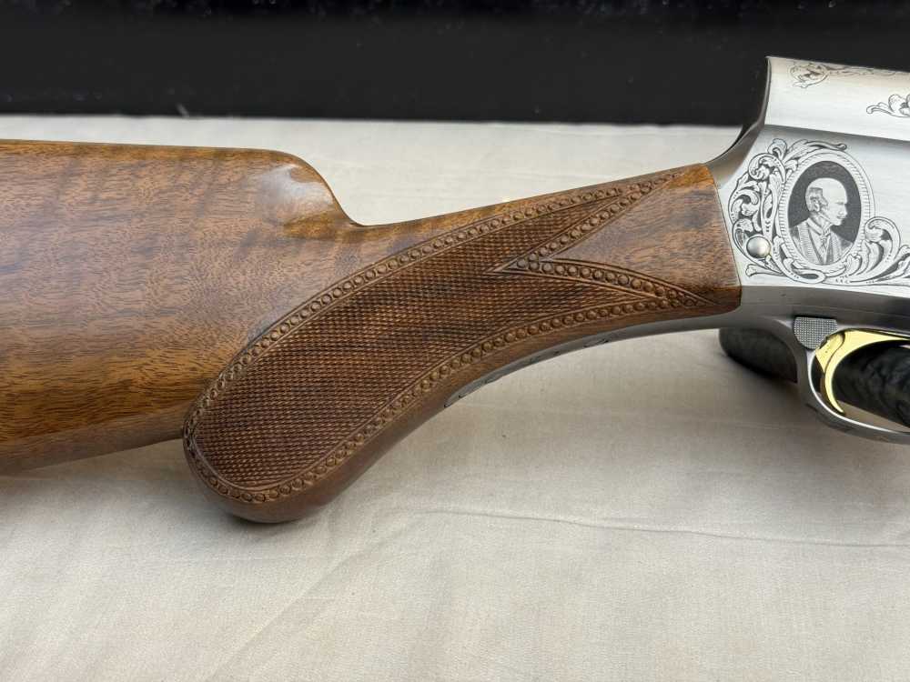Exc Belgian Browning Classic A5 12ga Factory Engraved Signed by C. Perfido-img-12
