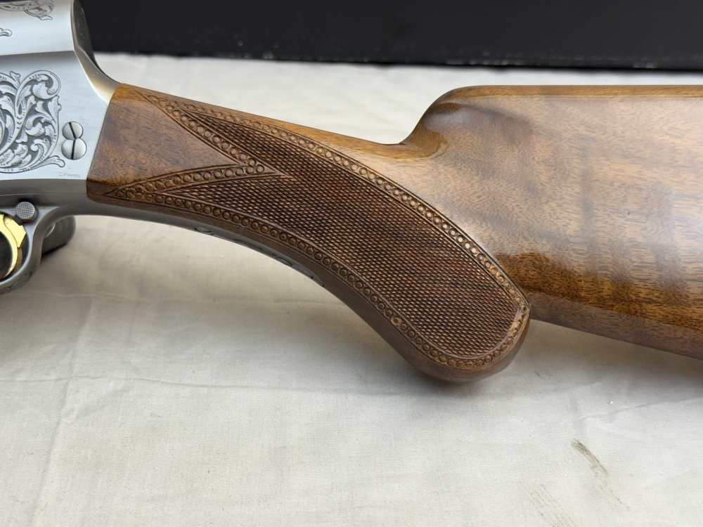 Exc Belgian Browning Classic A5 12ga Factory Engraved Signed by C. Perfido-img-5