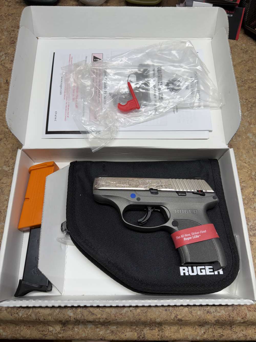 RUGER LC9S 9mm ENGRAVED 150TH ANNIVERSARY NEW in box bought in 2014-img-10