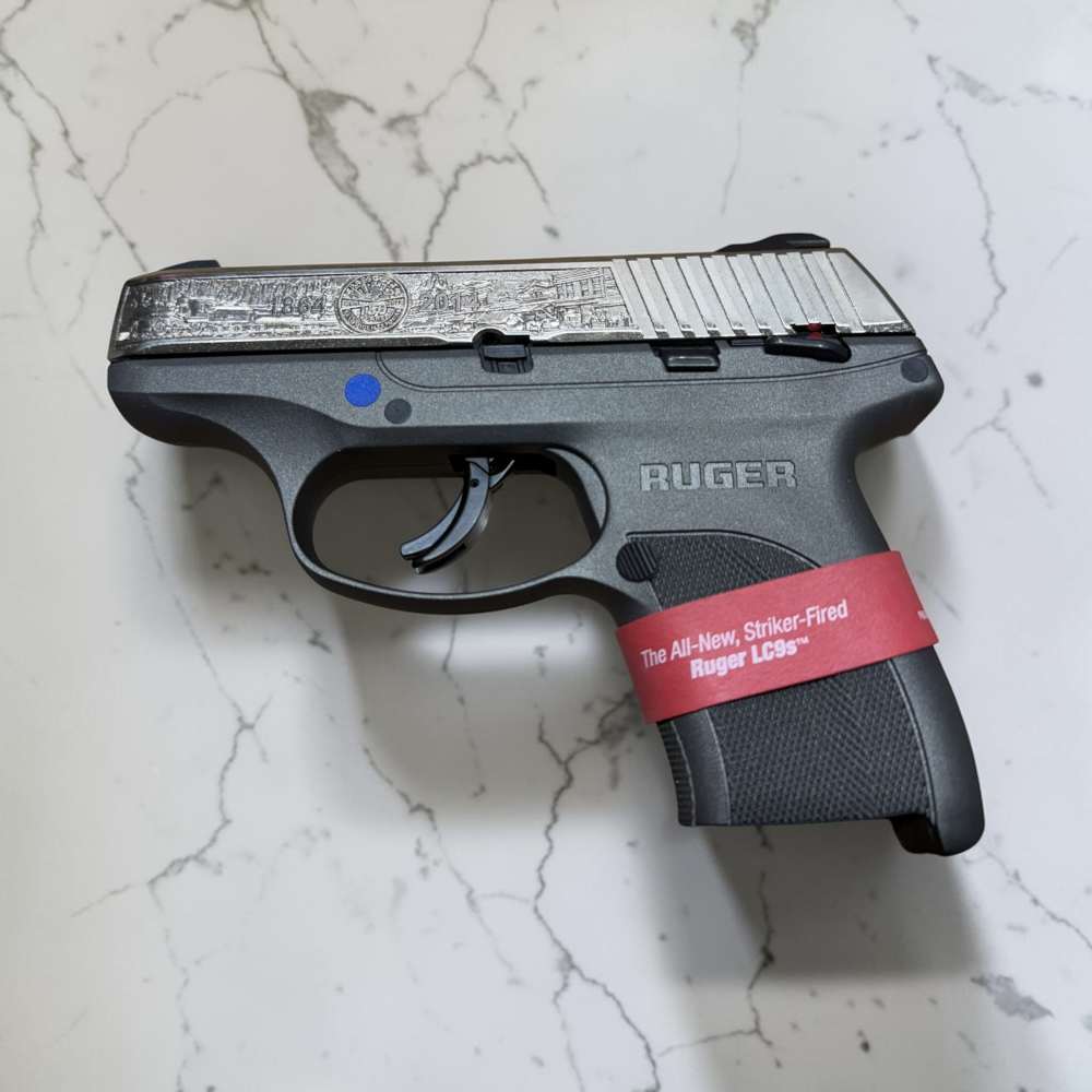 RUGER LC9S 9mm ENGRAVED 150TH ANNIVERSARY NEW in box bought in 2014-img-2
