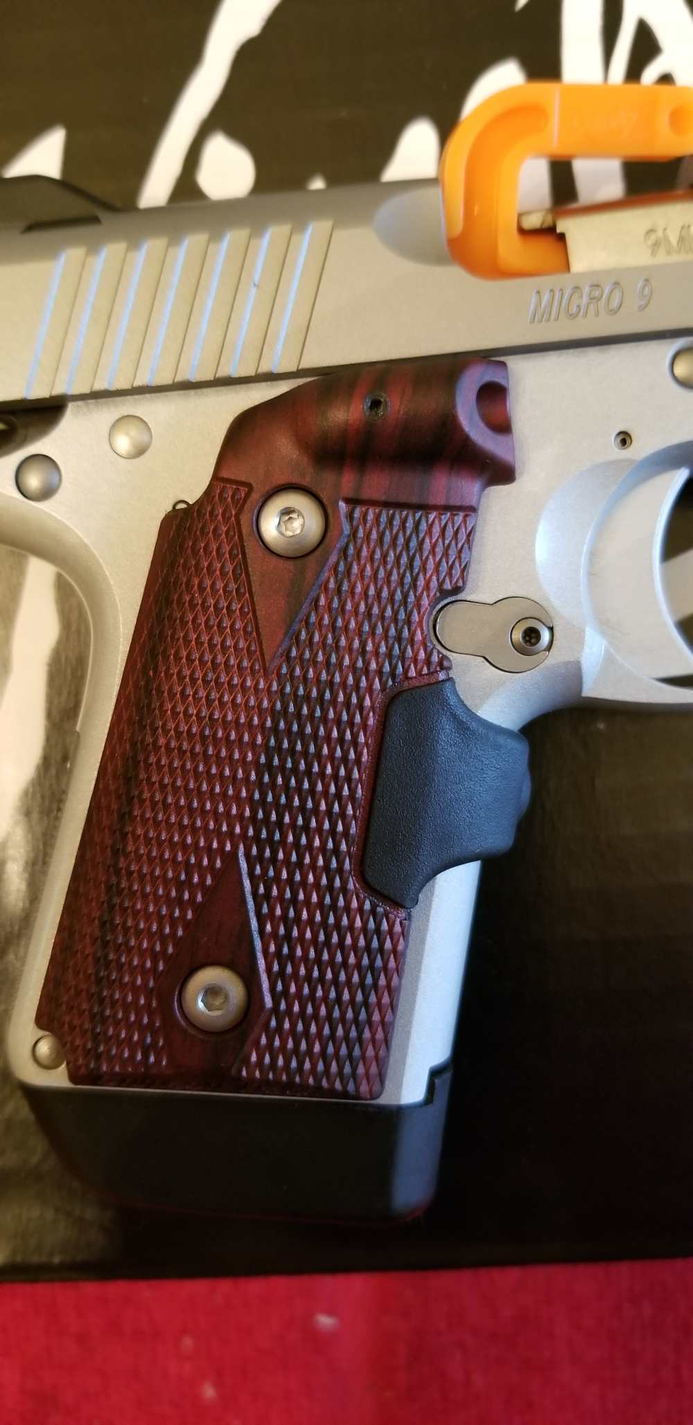 Kimber Micro 9 Stainless Rosewood (LG) (FO) (NIB) Unfired-img-5