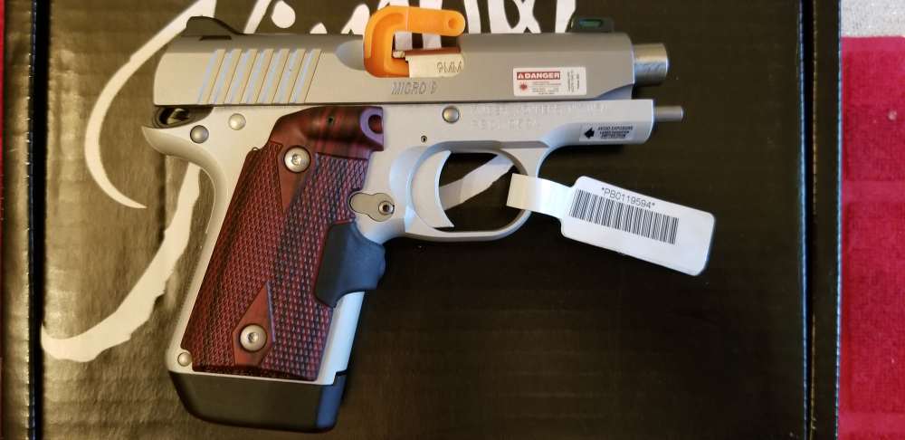 Kimber Micro 9 Stainless Rosewood (LG) (FO) (NIB) Unfired-img-0