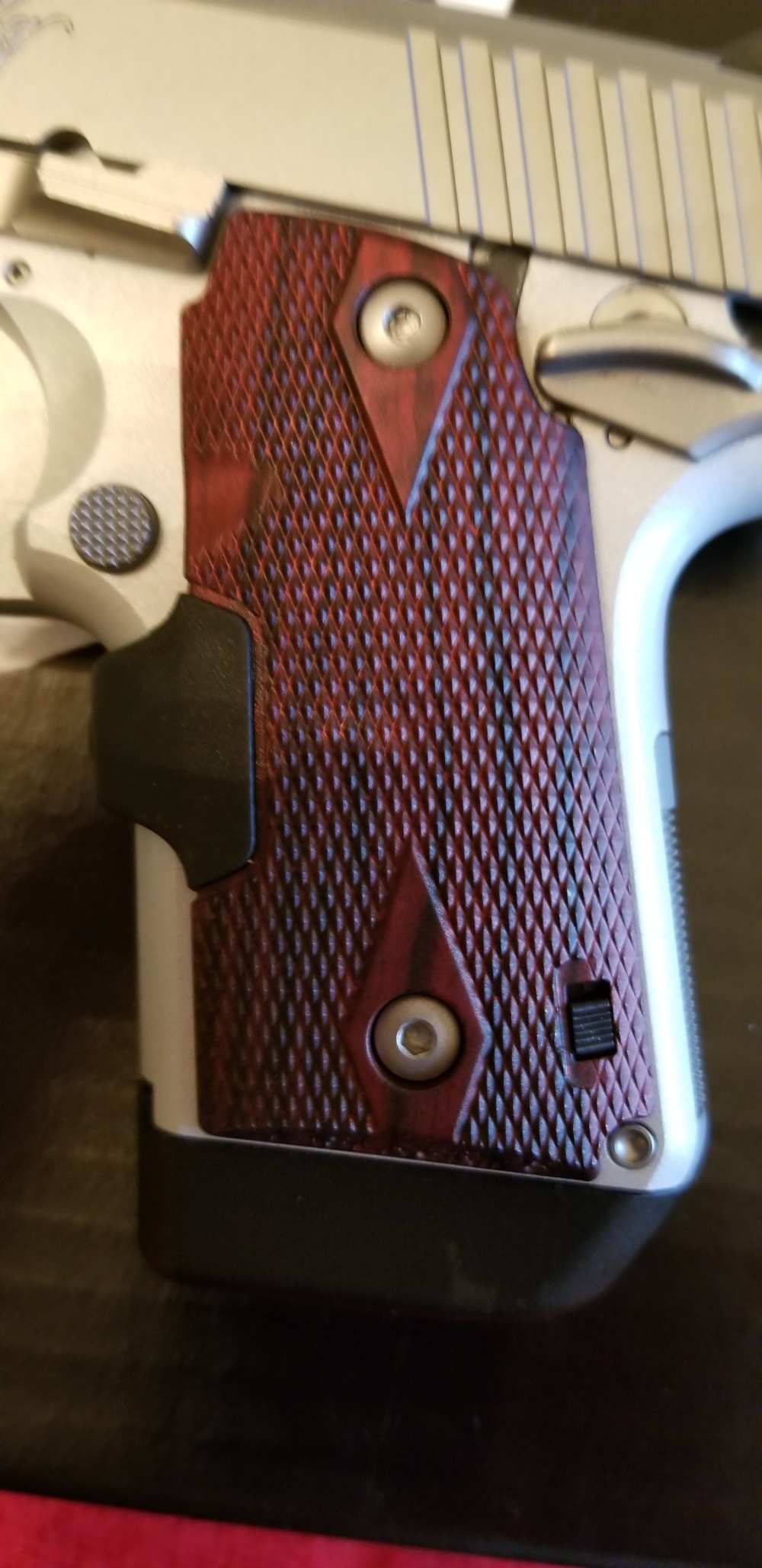 Kimber Micro 9 Stainless Rosewood (LG) (FO) (NIB) Unfired-img-6