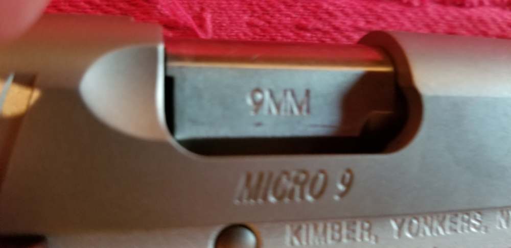 Kimber Micro 9 Stainless Rosewood (LG) (FO) (NIB) Unfired-img-13