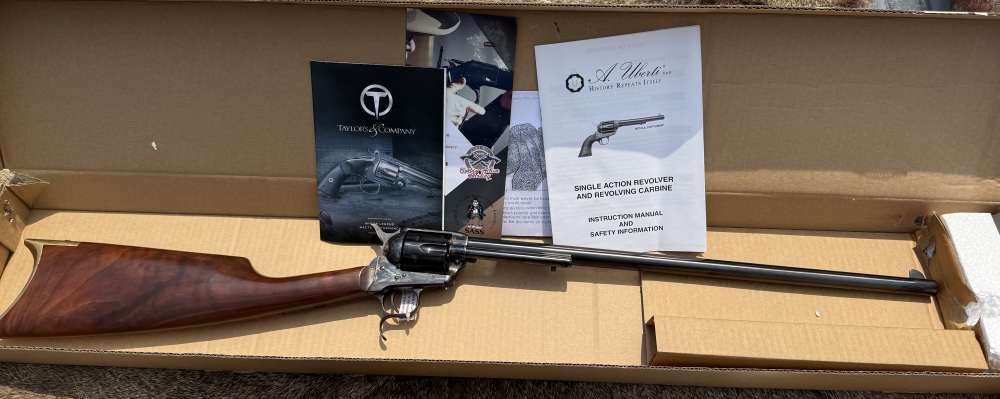 Uberti Taylor’s and Company 1873 Cattleman Carbine 44-40 44 WCF-img-1