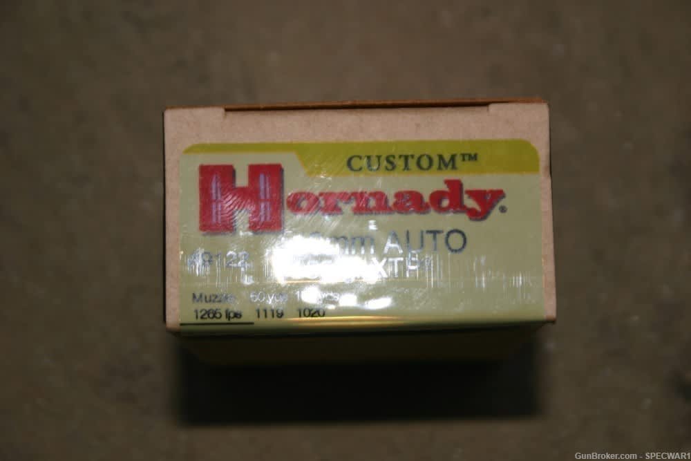 HORNADY 10MM AUTO 155GR XTP 1265 FPS MUZZLE VELOCITY-img-1