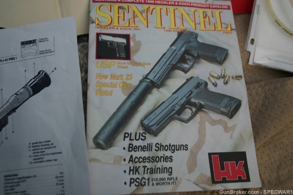 H&K PSG1 CHANTILLY COMPLETE SNIPER KIT ULTRA RARE EARLIEST SN IN USA-img-5