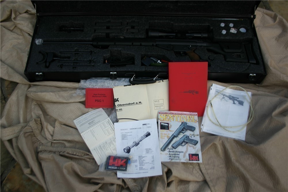 H&K PSG1 CHANTILLY COMPLETE SNIPER KIT ULTRA RARE EARLIEST SN IN USA-img-0