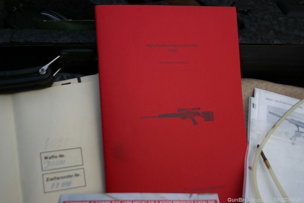 H&K PSG1 CHANTILLY COMPLETE SNIPER KIT ULTRA RARE EARLIEST SN IN USA-img-4