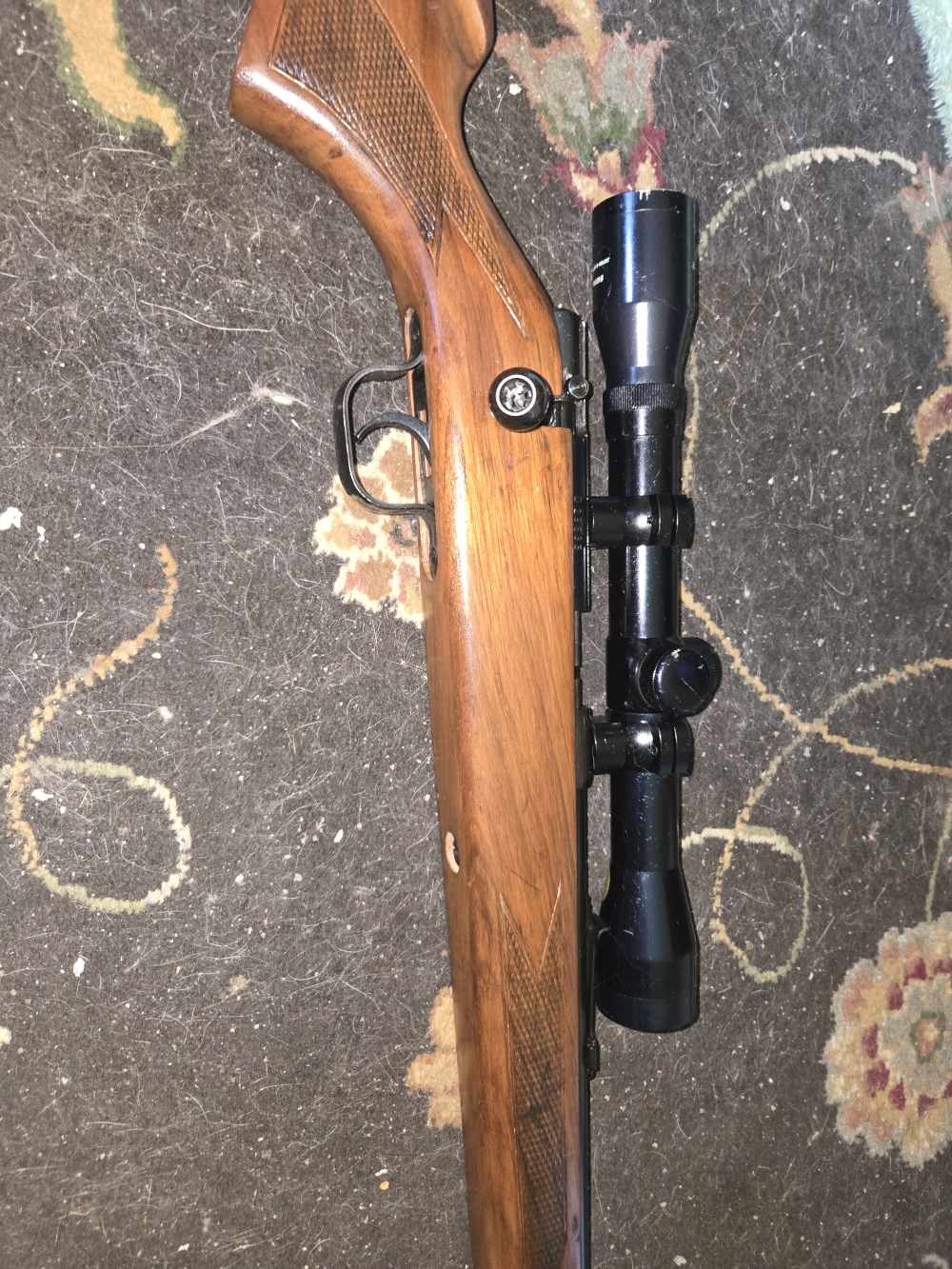 Winchester 310 22lr single shot bolt action rifle tasco scope-img-7