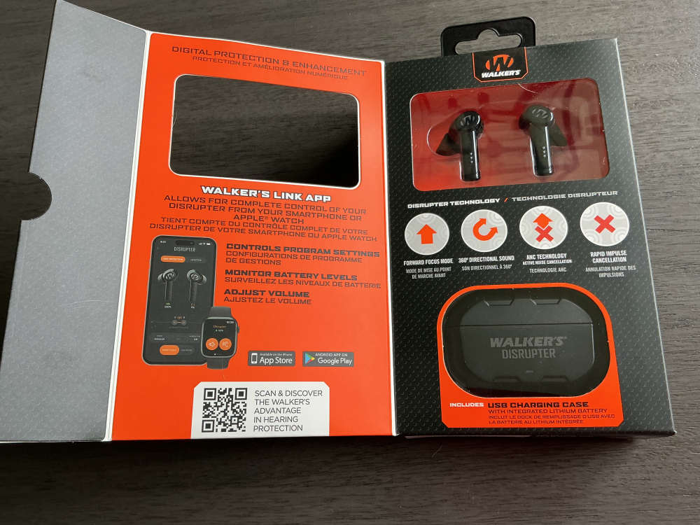 NIB Walker’s Disrupter Electronic Ear Bud Hearing Protectors-img-1