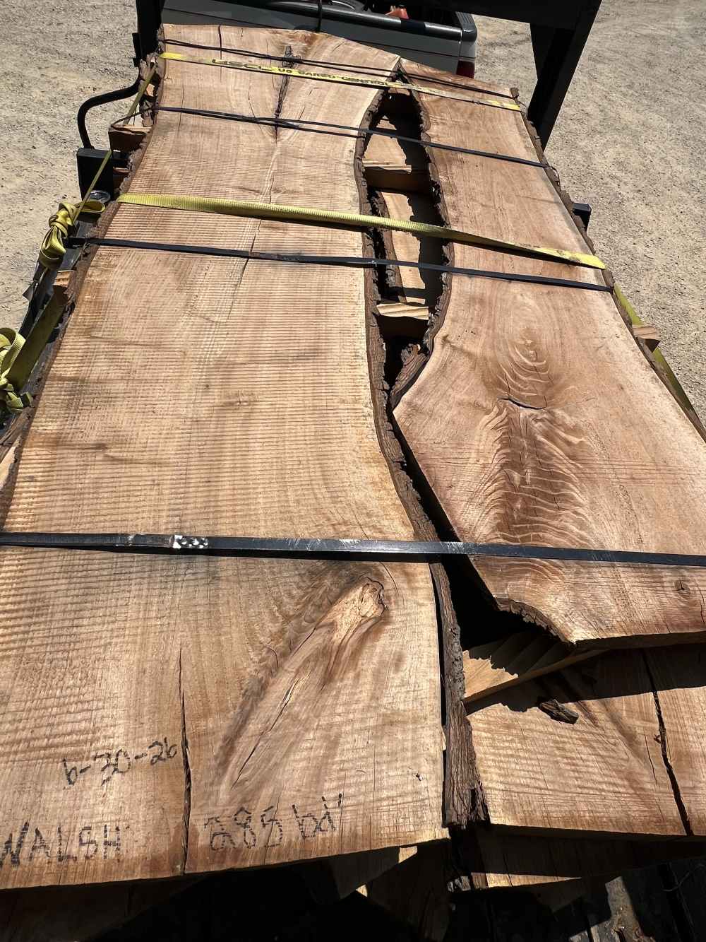 PREMIUM ASH SLABS – 107" LONG × 15" WIDE × 2½" THICK-img-3