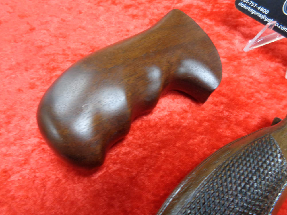 2 Dan Wesson Service DA Wood Grips Model 14 15 357 38 Original WE TRADE-img-10