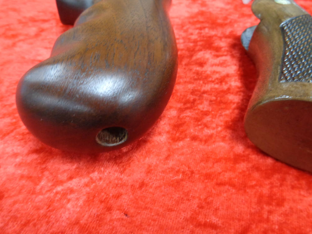 2 Dan Wesson Service DA Wood Grips Model 14 15 357 38 Original WE TRADE-img-3