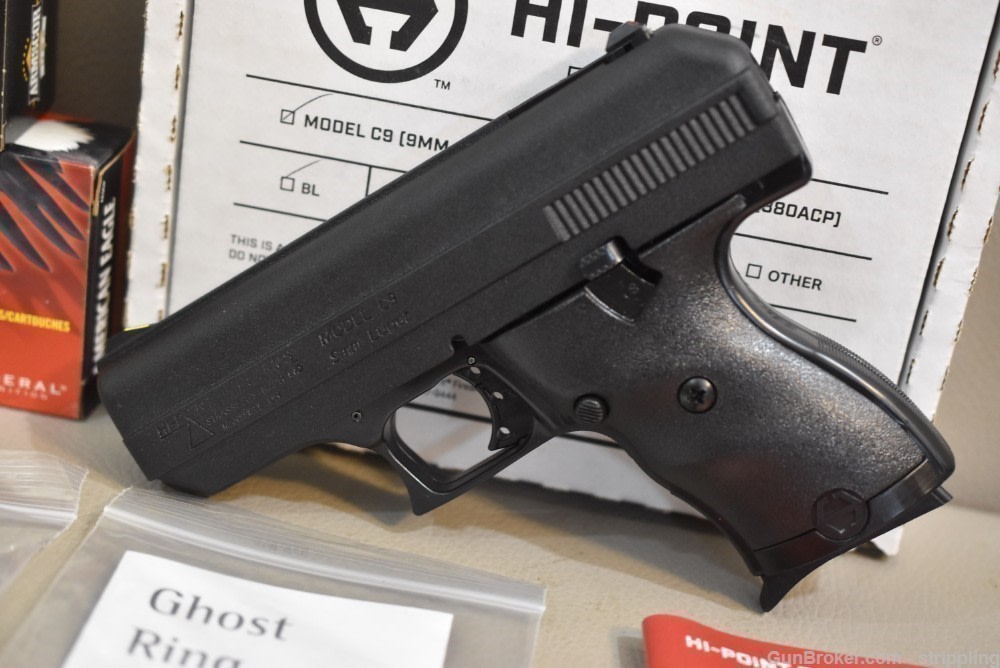 HI Point Model C9 9mm Cal Pistol with 70rds of Ammunition Brand New In Box-img-2