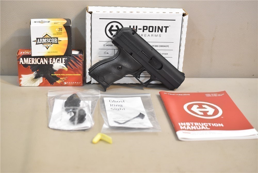 HI Point Model C9 9mm Cal Pistol with 70rds of Ammunition Brand New In Box-img-0