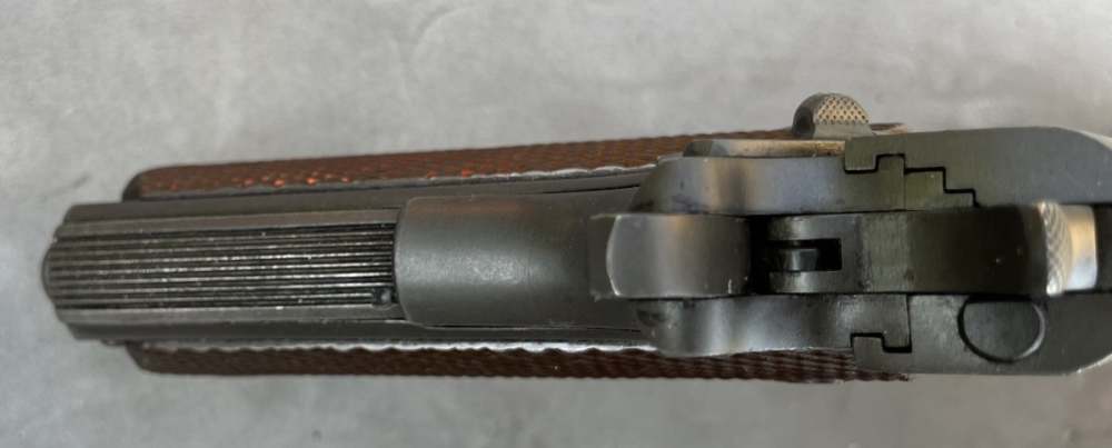 1943 WWII US Army Colt M1911A1 with 1942 US holster & web belt-img-13
