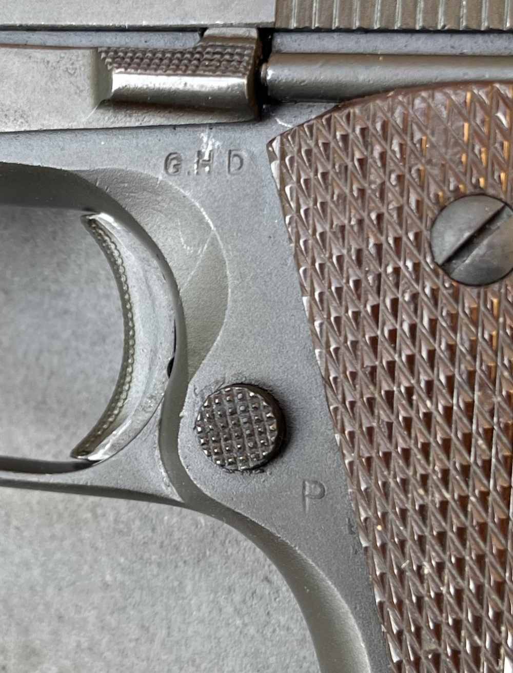 1943 WWII US Army Colt M1911A1 with 1942 US holster & web belt-img-19
