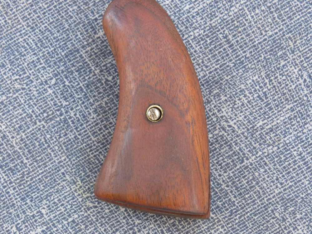 VINTAGE COLT REVOLVER WOOD GRIPS Maybe Colt Police Positive Special Exc Con-img-10