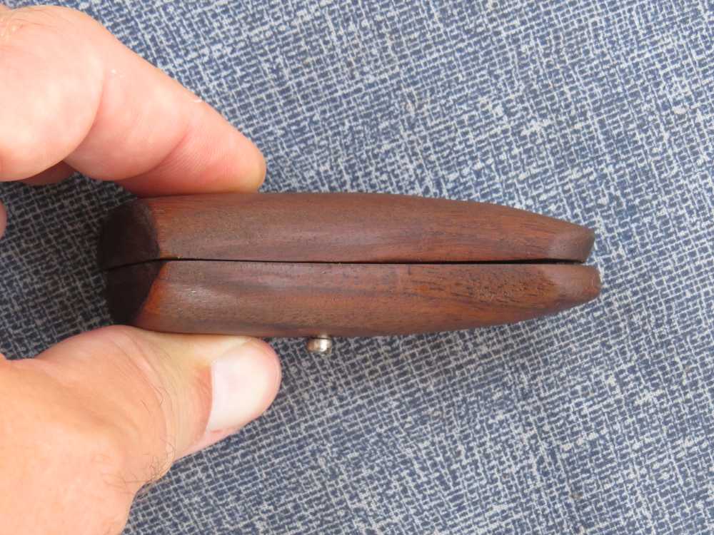 VINTAGE COLT REVOLVER WOOD GRIPS Maybe Colt Police Positive Special Exc Con-img-4