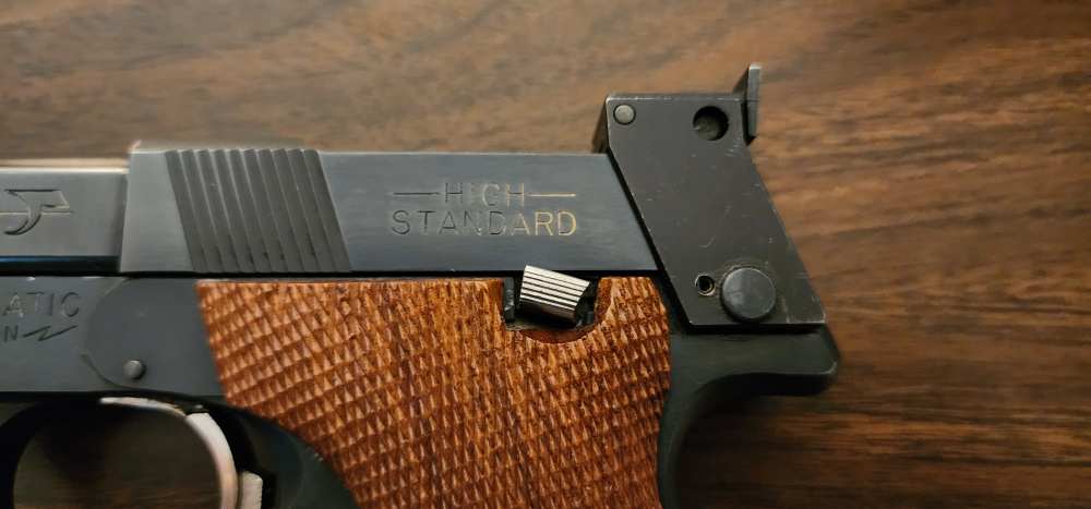 HIGH STANDARD SUPERMATIC CITATION MILITARY #9243  22LR-img-4
