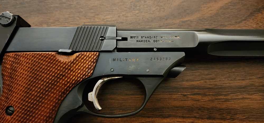 HIGH STANDARD SUPERMATIC CITATION MILITARY #9243  22LR-img-7