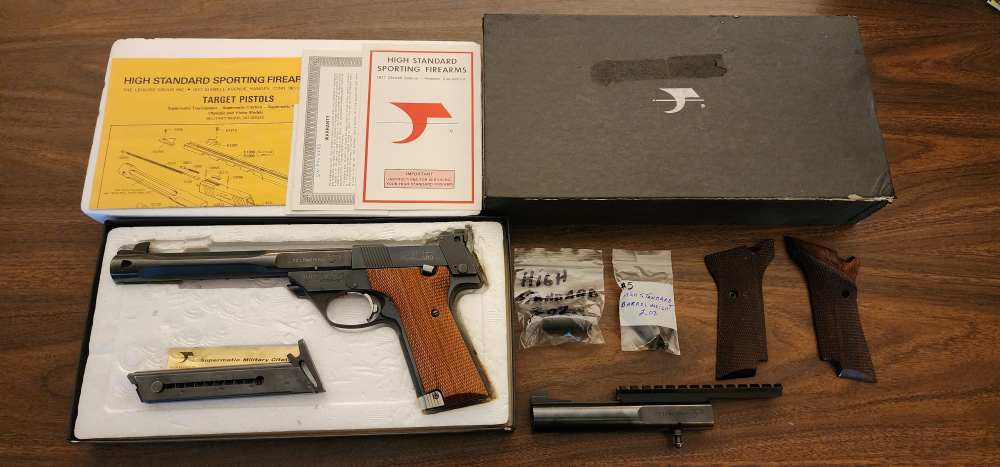 HIGH STANDARD SUPERMATIC CITATION MILITARY #9243  22LR-img-15