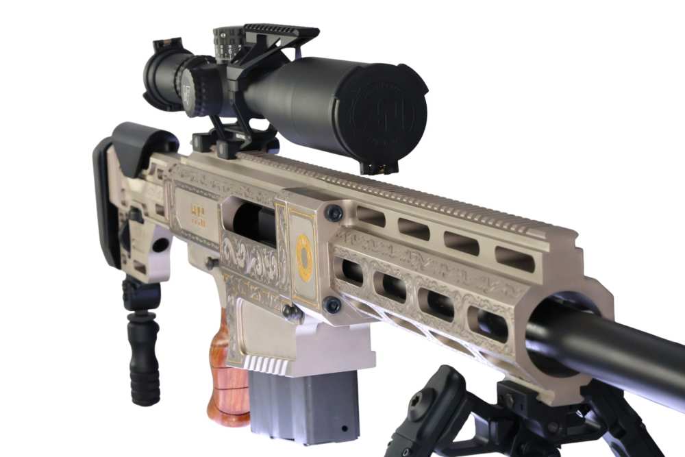 NICKEL, GOLD, ENGRAVED ONE of ONE LIMITED EDIT. HM DEFENSE 50BMG HM50B2GEN2-img-19