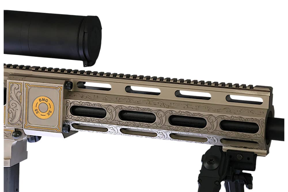 NICKEL, GOLD, ENGRAVED ONE of ONE LIMITED EDIT. HM DEFENSE 50BMG HM50B2GEN2-img-10