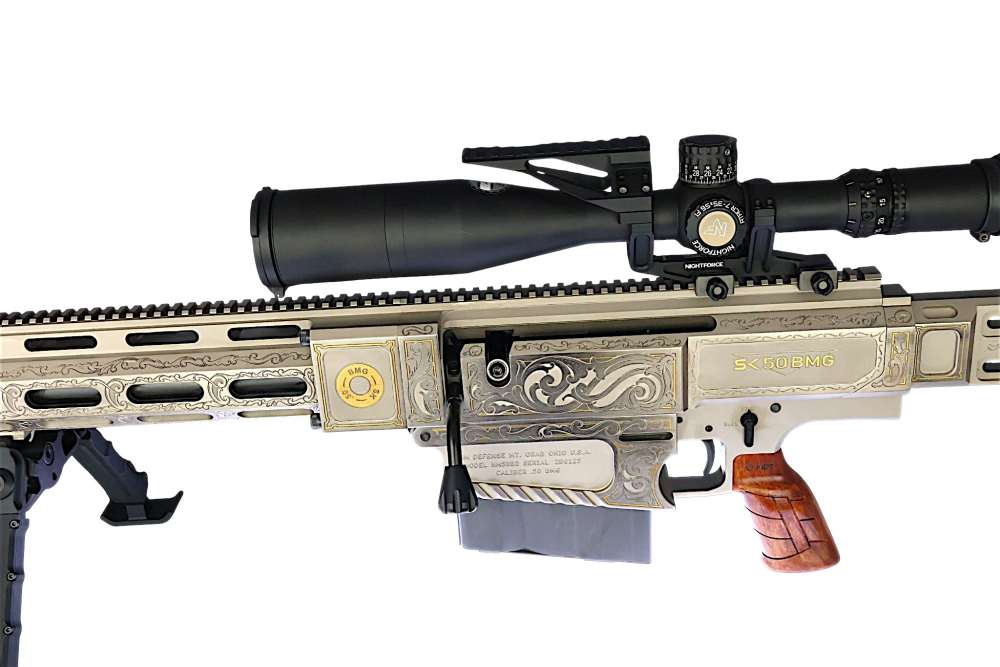 NICKEL, GOLD, ENGRAVED ONE of ONE LIMITED EDIT. HM DEFENSE 50BMG HM50B2GEN2-img-24