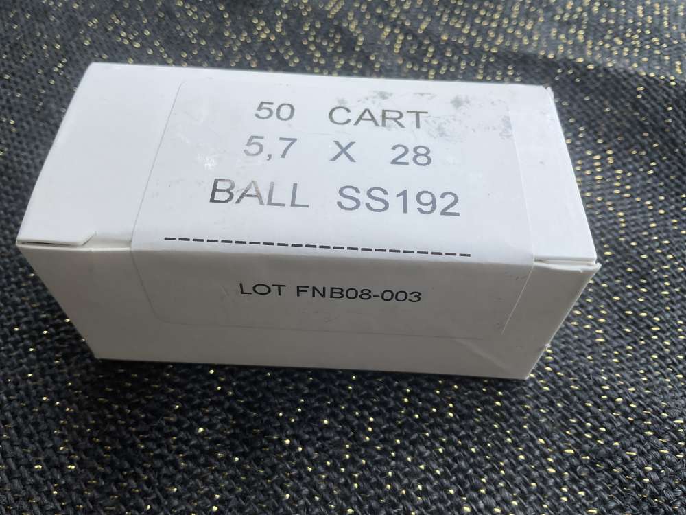FN 5.7x28 SS192 Ammunition Aluminum Core HV 50 Round White Box -img-0
