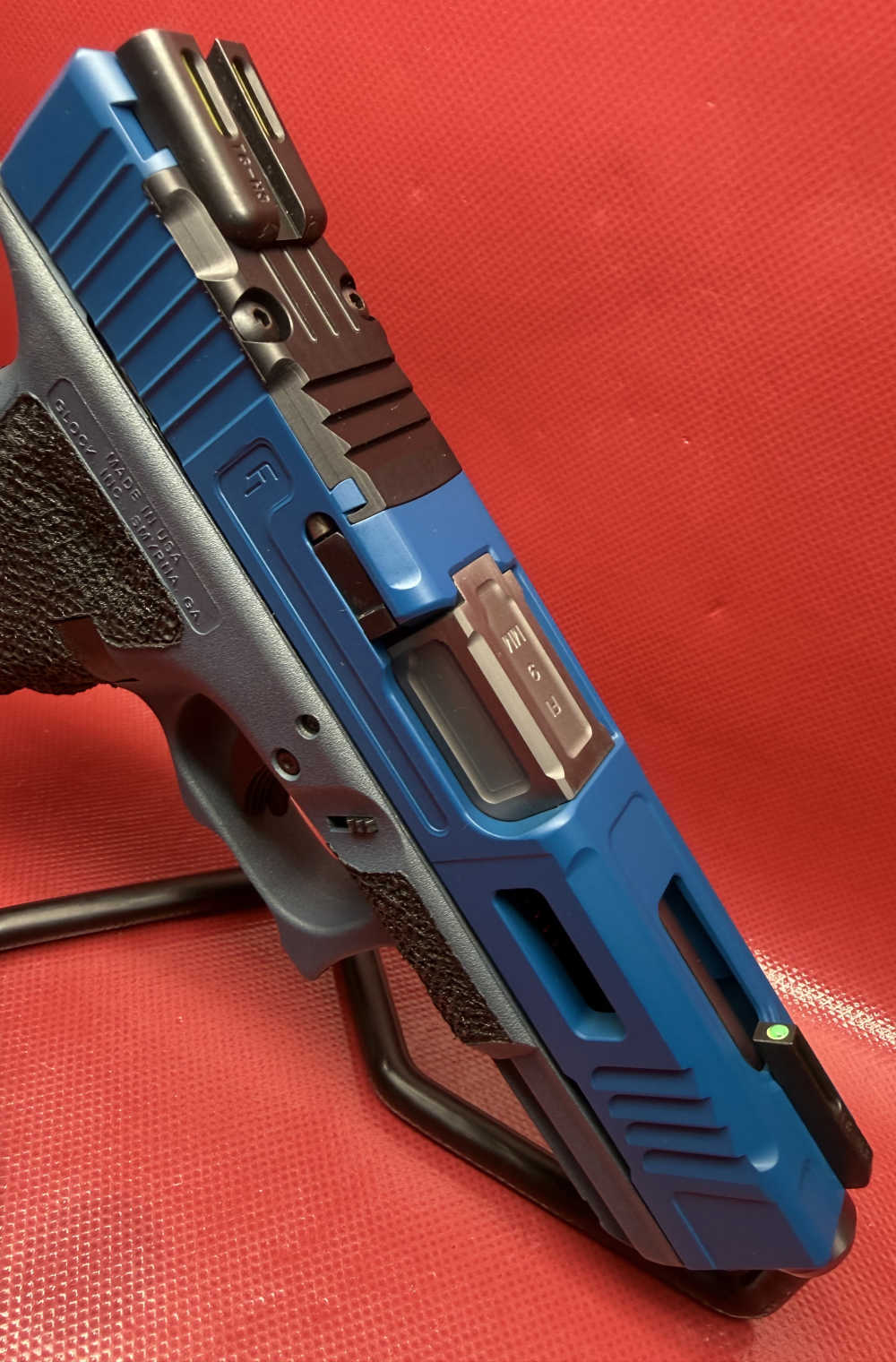Complete Custom Blue Glock 19 Gen 4 9mm 9 mm NIB-img-26