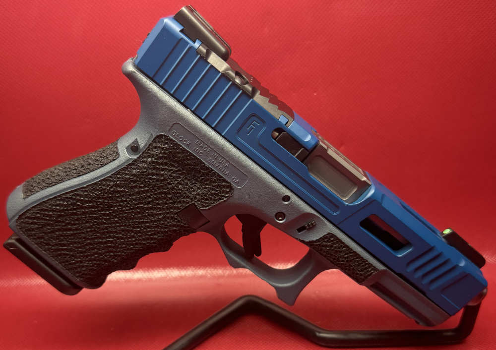 Complete Custom Blue Glock 19 Gen 4 9mm 9 mm NIB-img-2