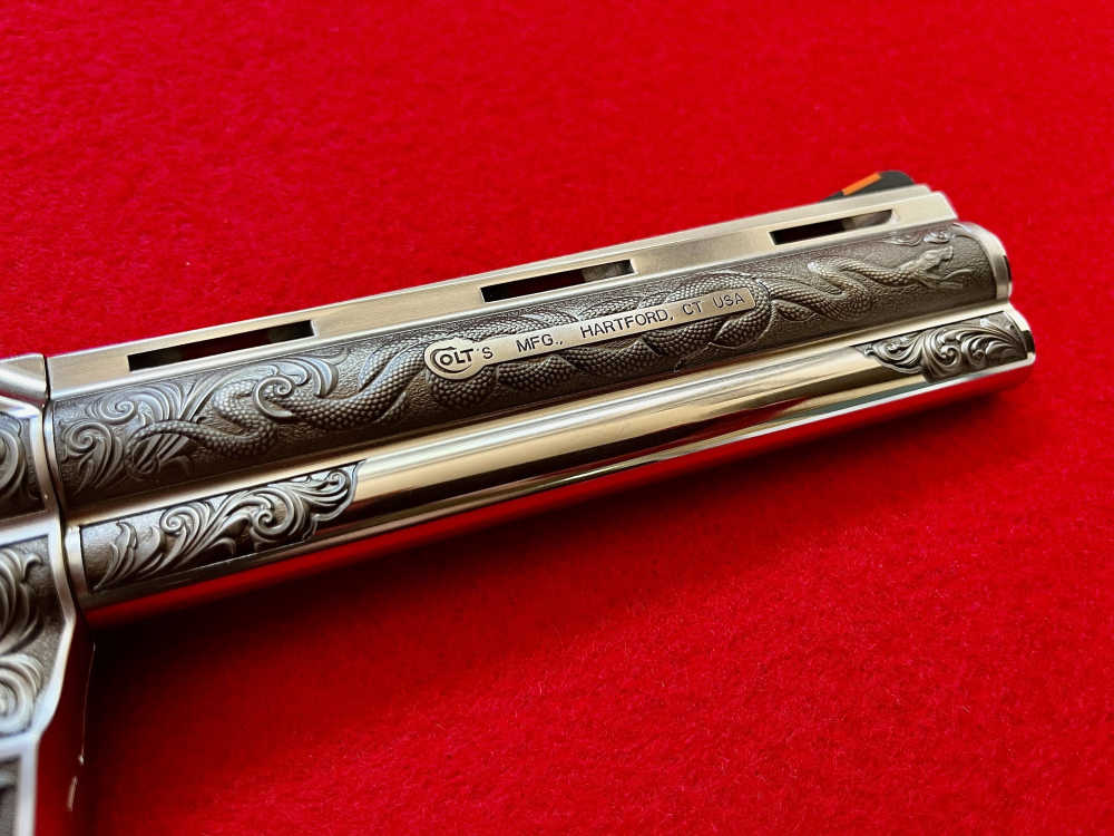 Colt Python 6" Revolver 'Regal Snake' .357 Mag Altamont AAA Engraved Ltd Ed-img-6