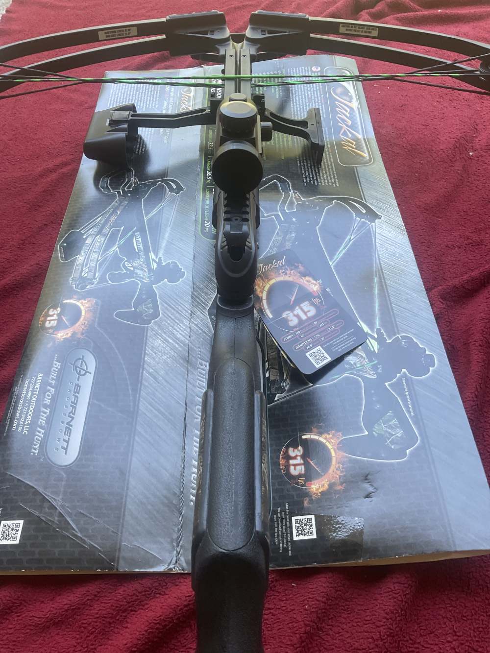 Barnett Jackal Crossbow & 30mm Barnett Red/Green Dot New in Box-img-2